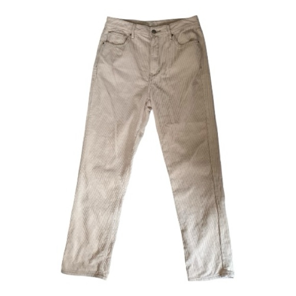 PacSun Corduroy Mom Jeans Womens Sz 29 Cream 5)Pockets Cotton Western Stitching